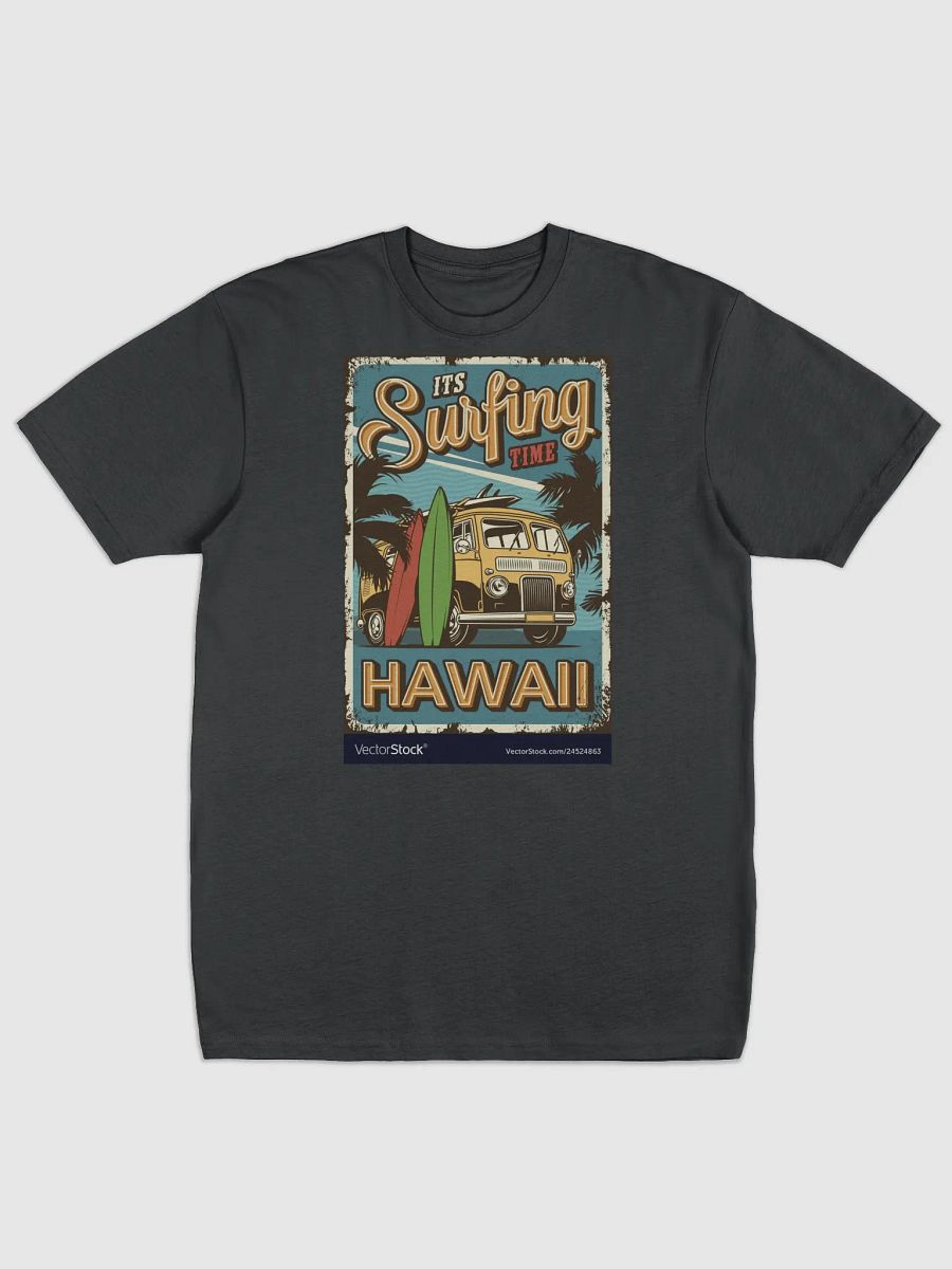Surfing Time in Hawaii Retro Tee product image (1)