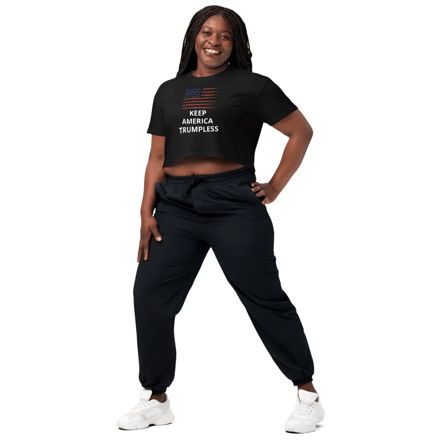 Pris-Keep America Trumpless -AS Colour Women's Premium Crop Top product image (9)