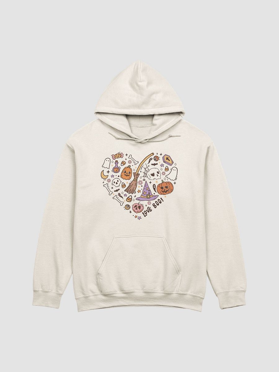 Heart-Shaped Fall and Halloween Design Elements Hooded Sweatshirt | Fall and Halloween Hoodie Design product image (36)