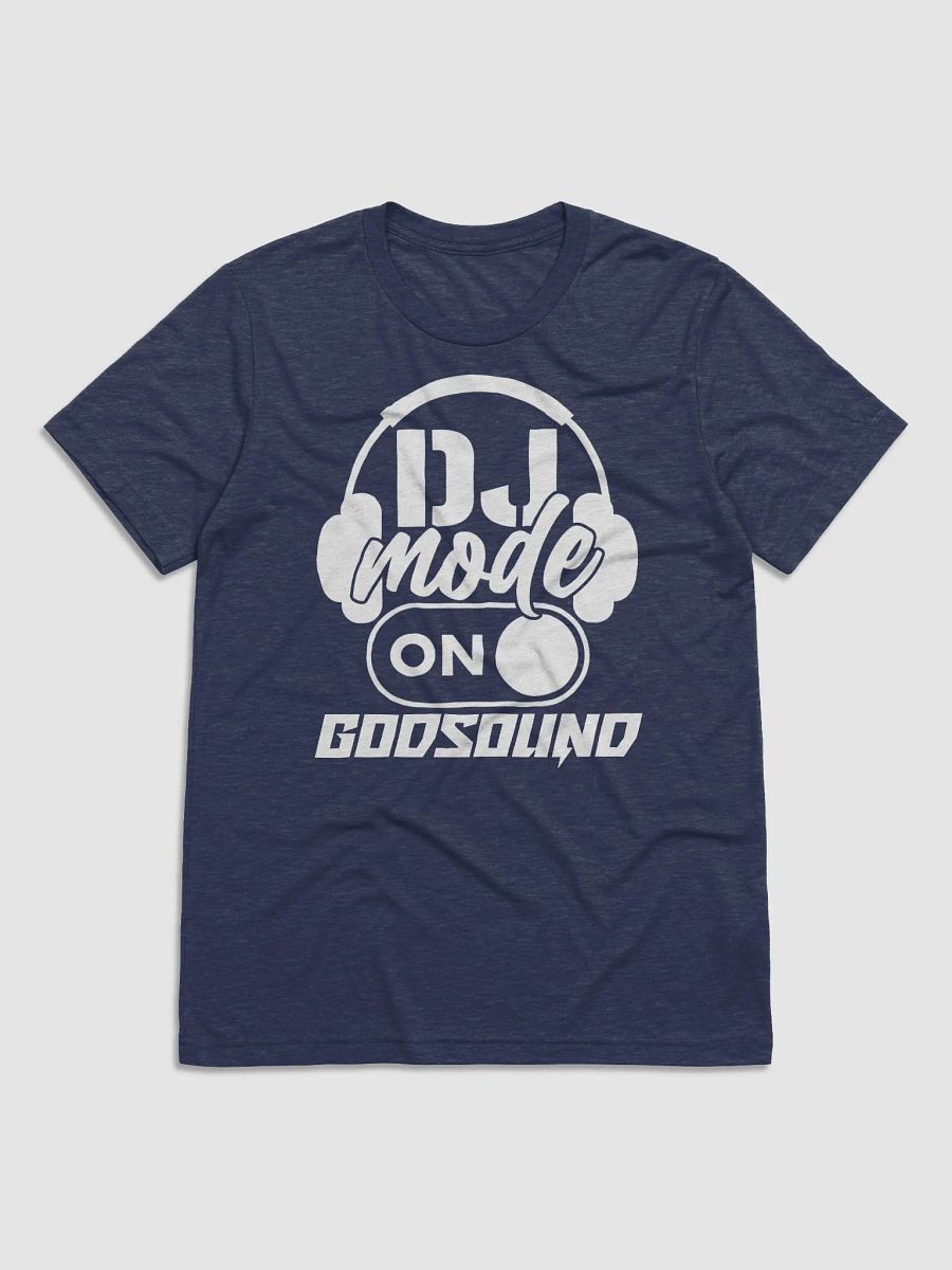 DJ T-SHIRT Rapper Merch Band Merch Music Merch DJ Mode On Slogan Bella+Canvas Triblend Short Sleeve T-Shirt in Navy Blue product image (1)