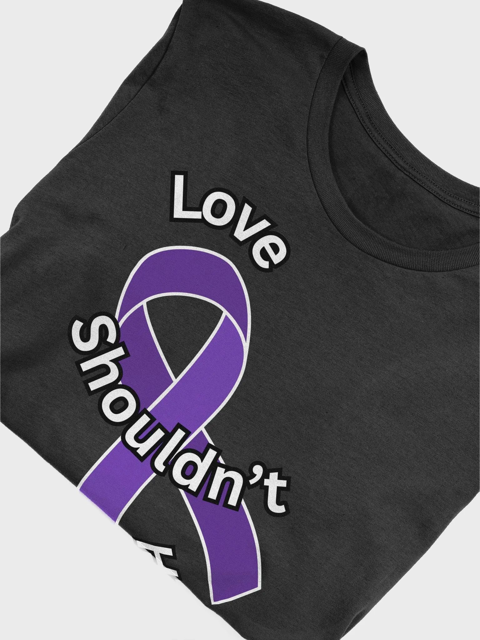 Love Shouldn't Hurt Ribbon T-Shirt product image (5)