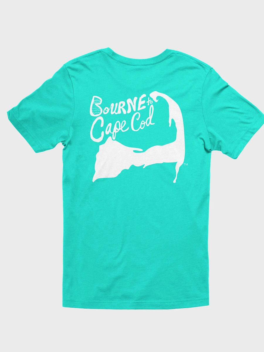 Men's | BOURNE to Cape Cod™ | Supersoft T-Shirt by Bella+Canvas | White Logo on Bright Colors product image (15)