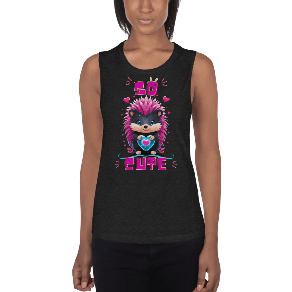 Adorable Hedgehog Love - Muscle Tank product image (1)