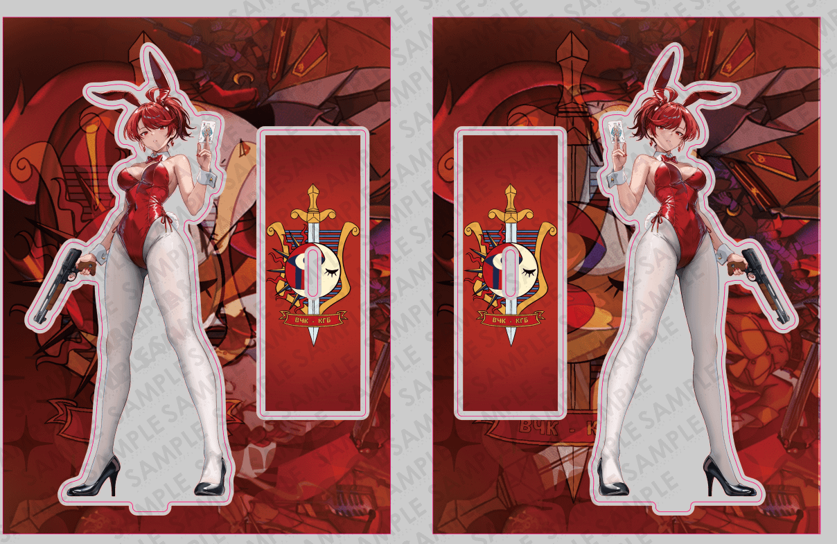 Valerie Konstanz - KGB Bunny - 8" Acrylic Standee [PRE-ORDER] product image (3)