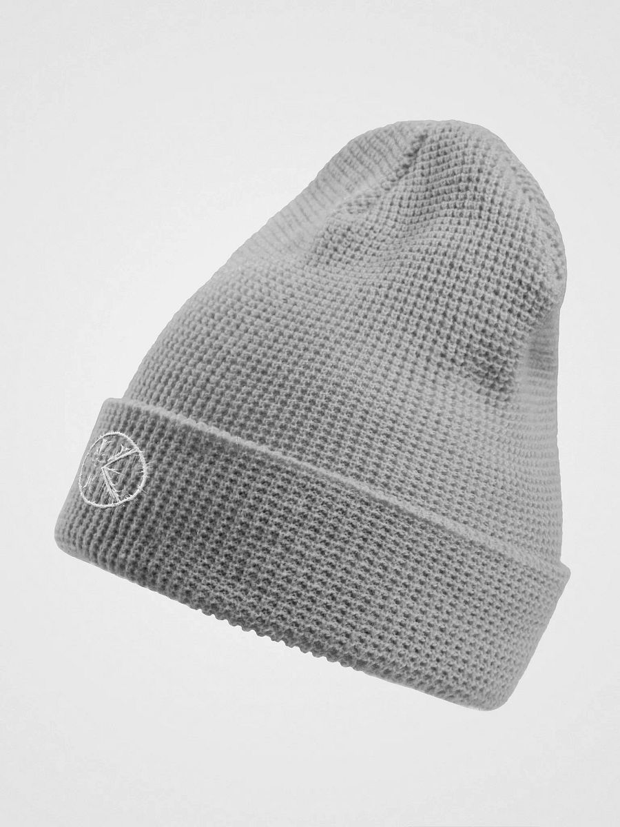 2D Metal Logo Waffle Beanie product image (2)
