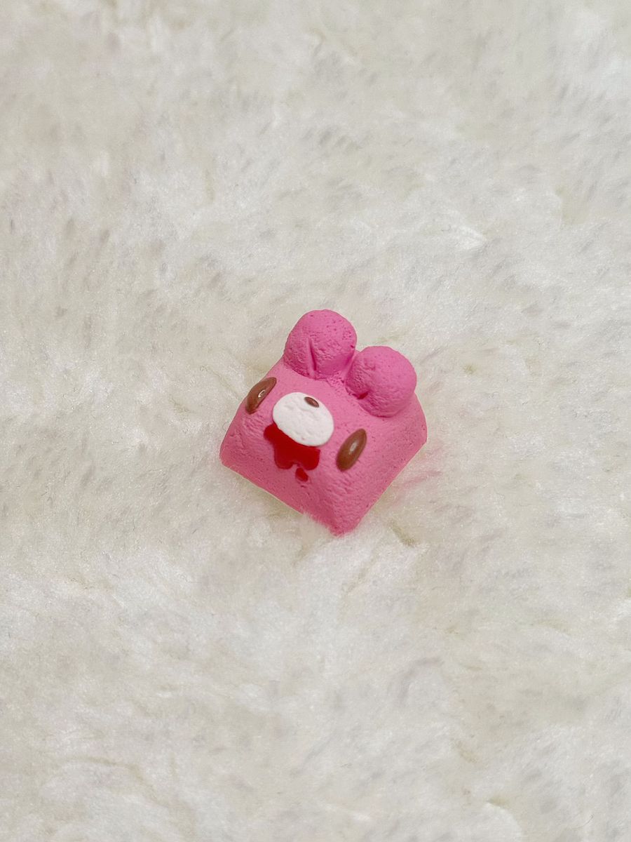 Pink Gloomy Bear Keycap product image (3)