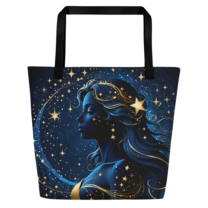 Starry Night Goddess Large Tote Bag product image (2)