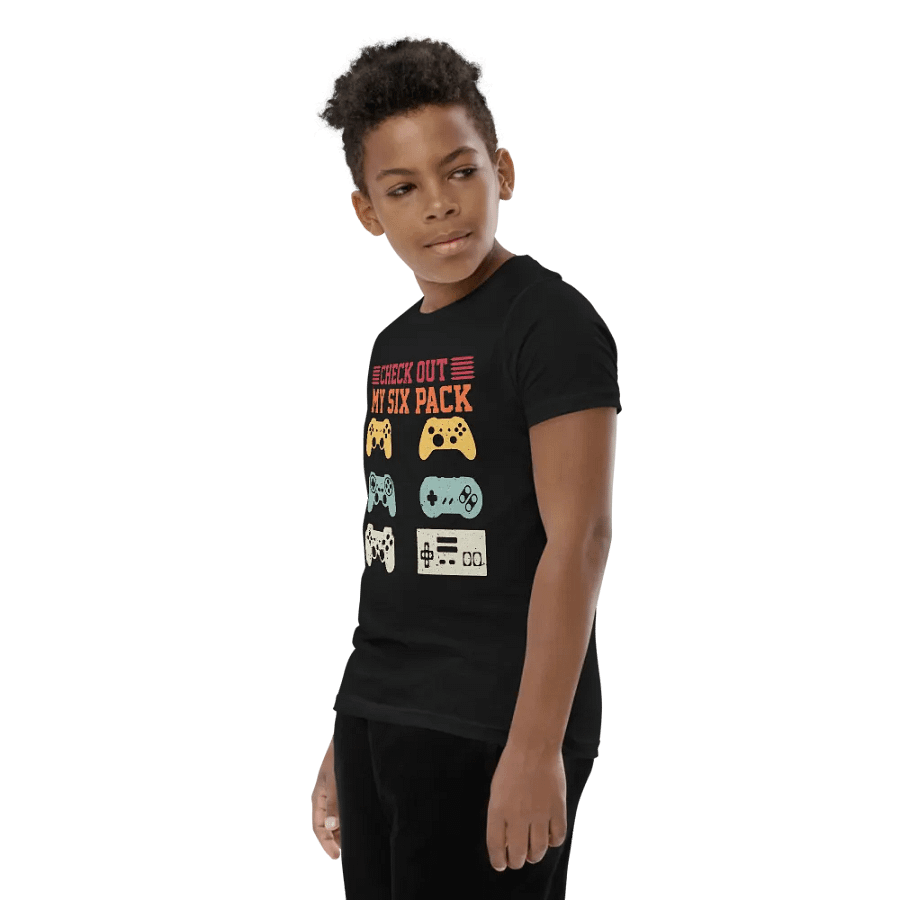 Gamer's Six Pack Youth T-Shirt product image (8)