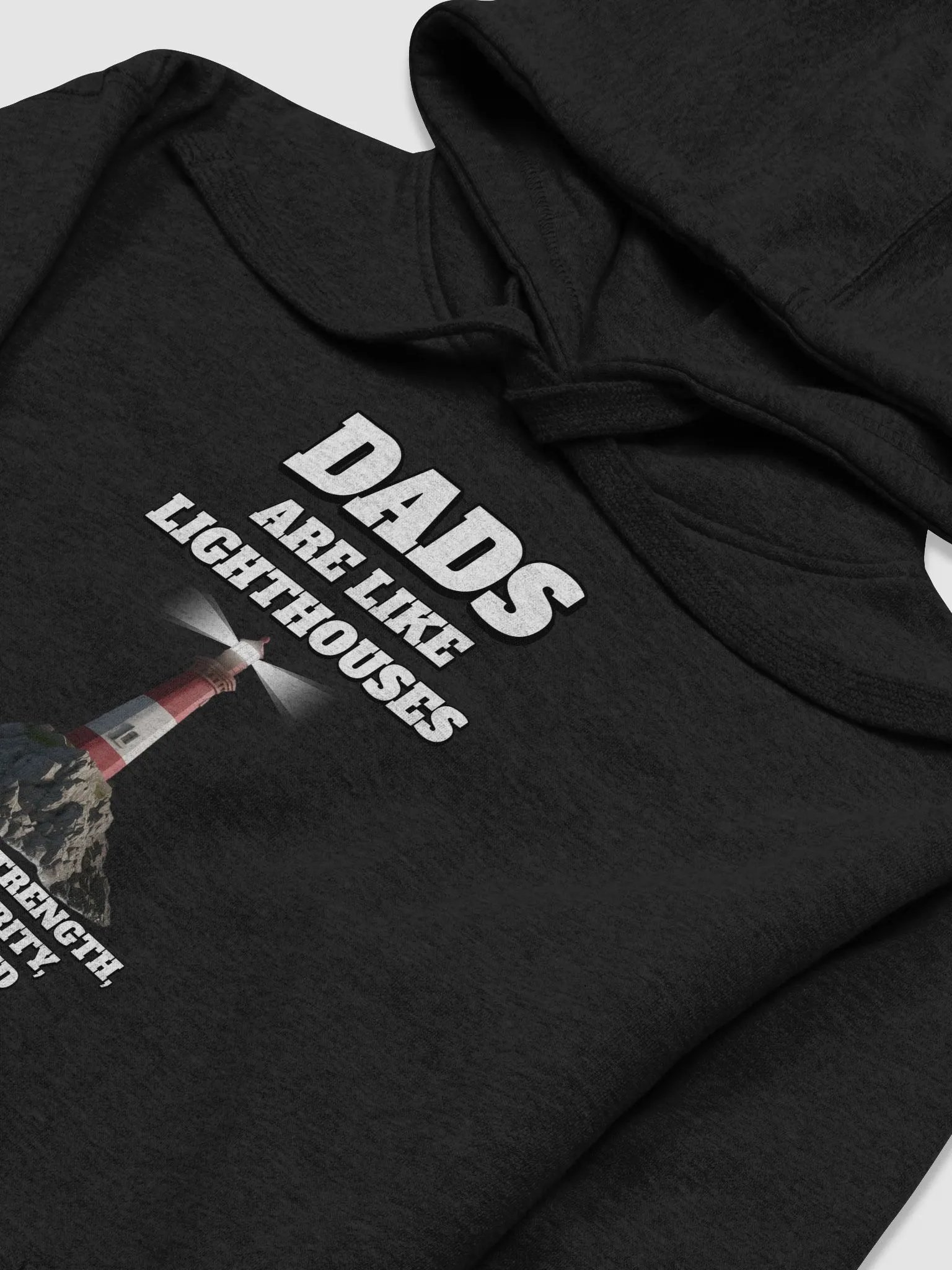 Dads Are Like Lighthouses Inspirational Hoodie product image (18)