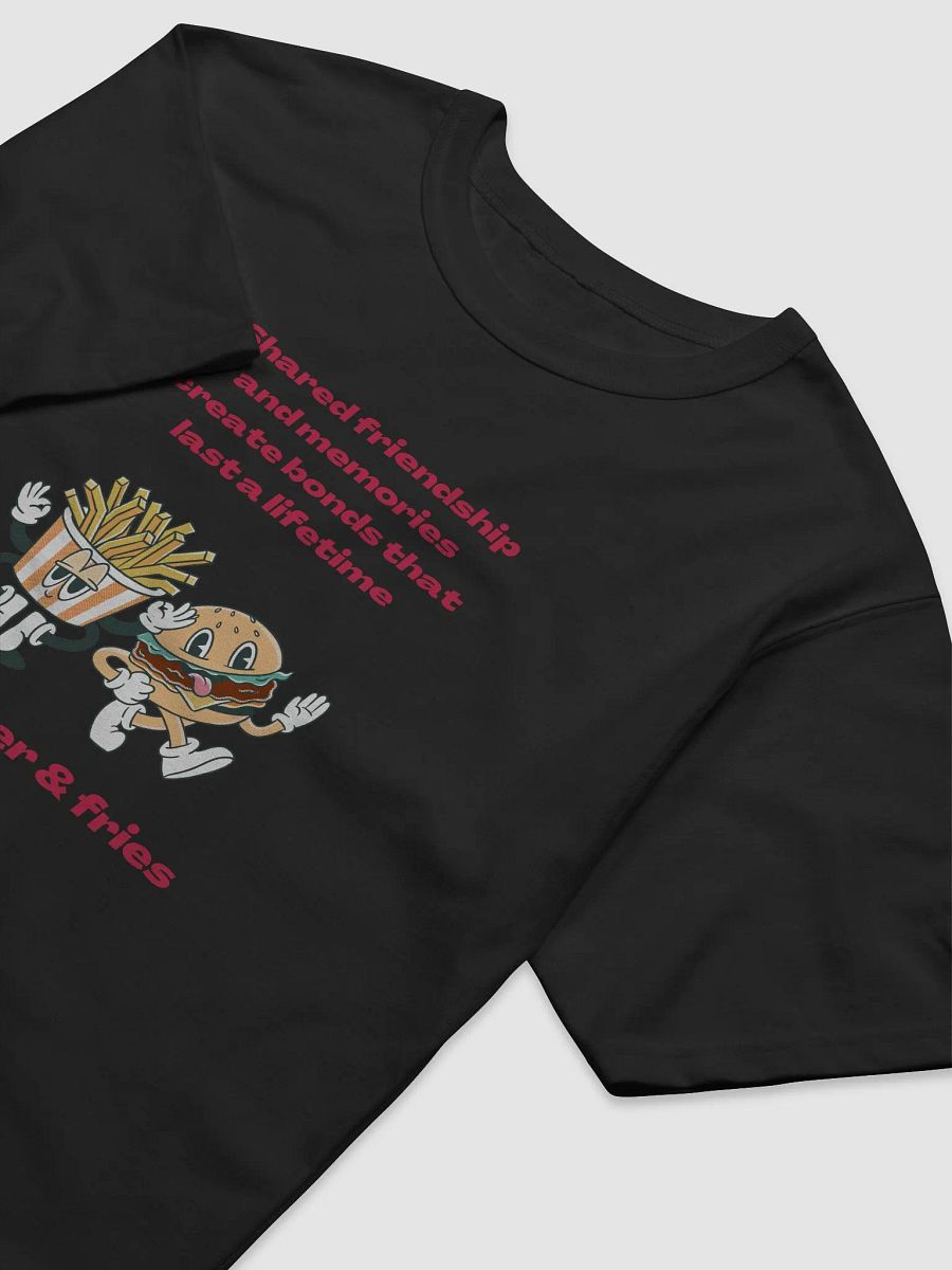 Enduring Companionship: Burger & Fries T-Shirt product image (7)