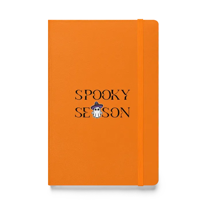 Spooky Season Sombrero Ghost Hardcover Bound Lined Notebook product image (1)