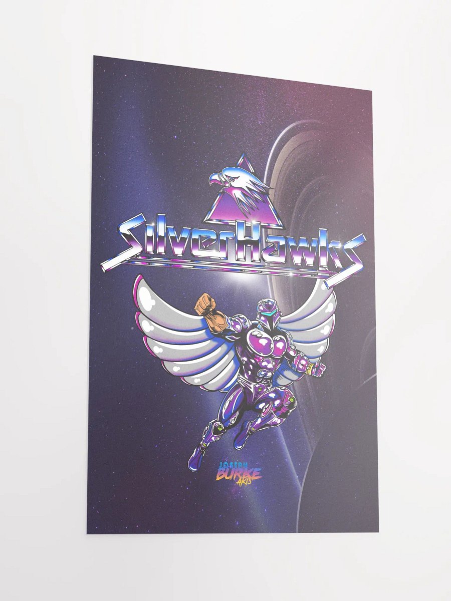 SilverHawks Retro Tribute 12x18 Fine Art Print product image (2)
