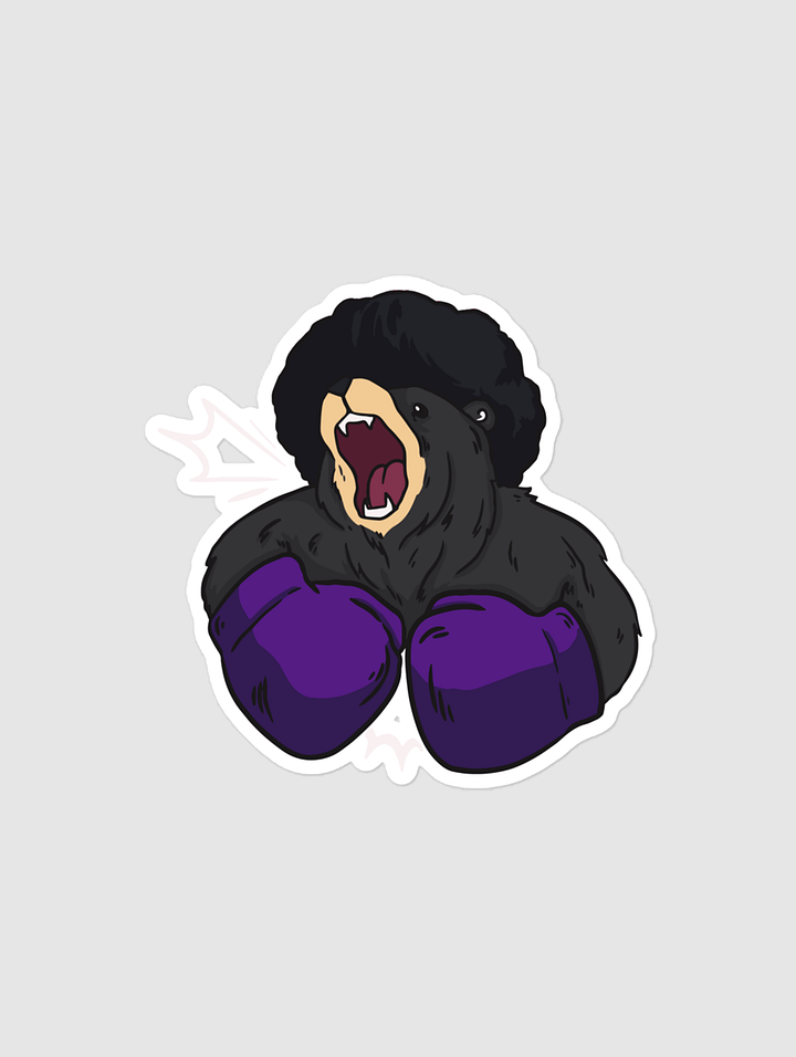Boxing Bear - Bubble-free stickers product image (1)