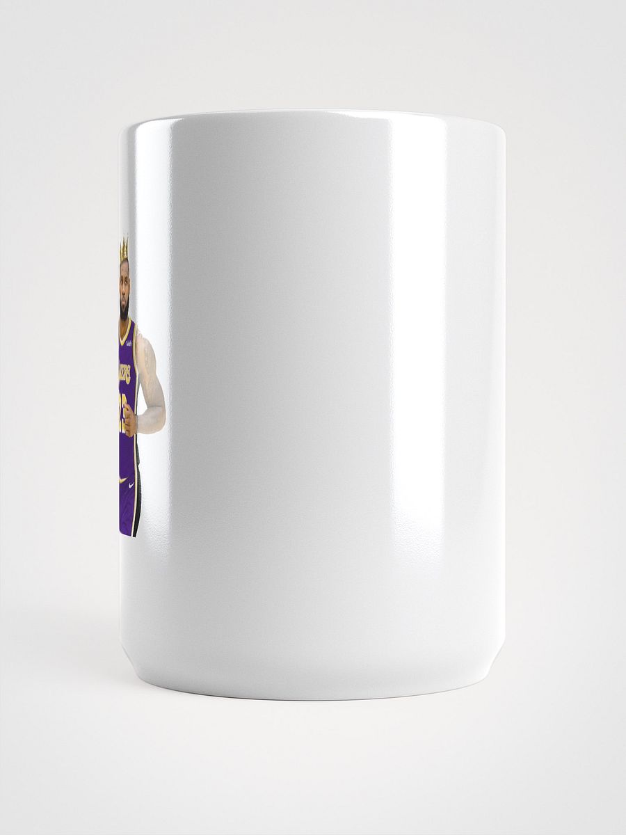 Lebron James (the king) White Glossy Mug product image (3)