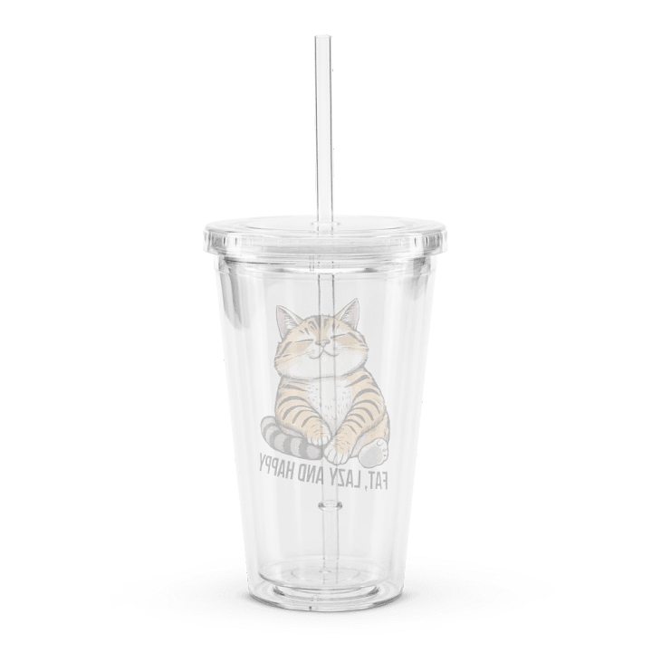 fat, lazy and happy travel cup product image (2)