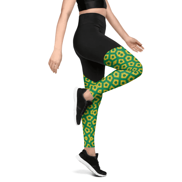 Symmetric Starburst Sports Leggings product image (1)