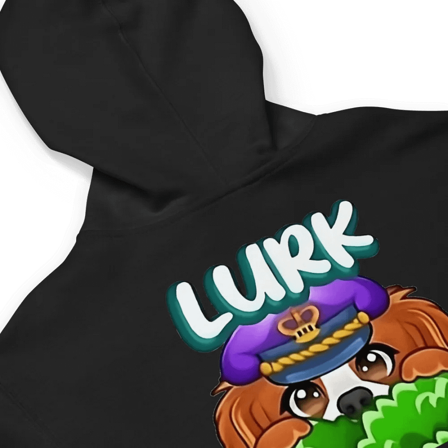 Lurking pup Fleece Zip Up Hoodie product image (3)