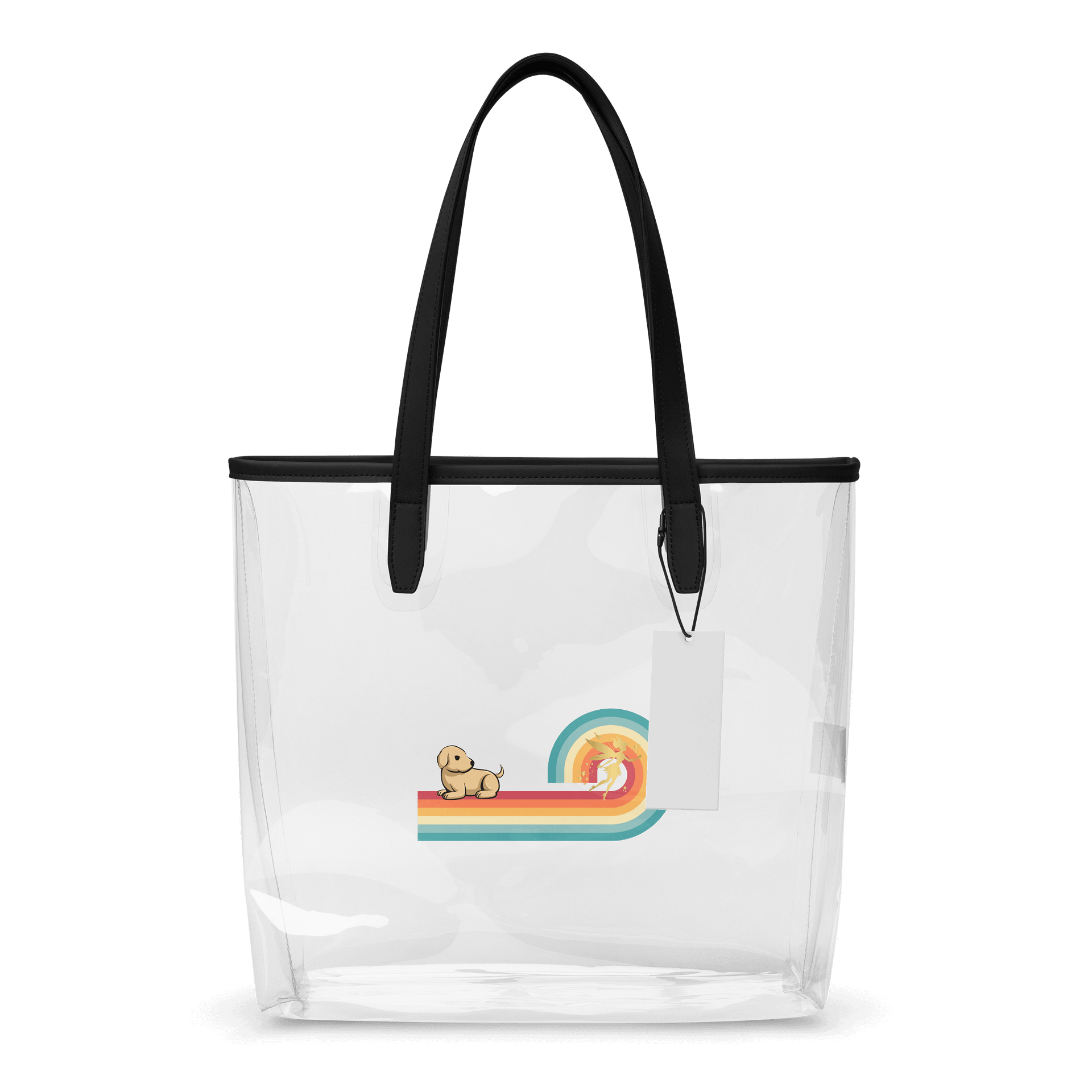 Rainbow Fairy Clear Tote Bag product image (1)