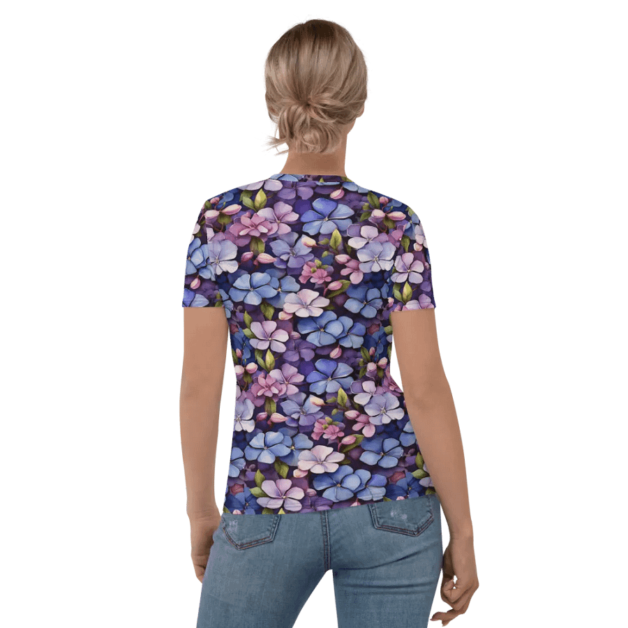 Floral Themed All Over Print T-shirt product image (6)