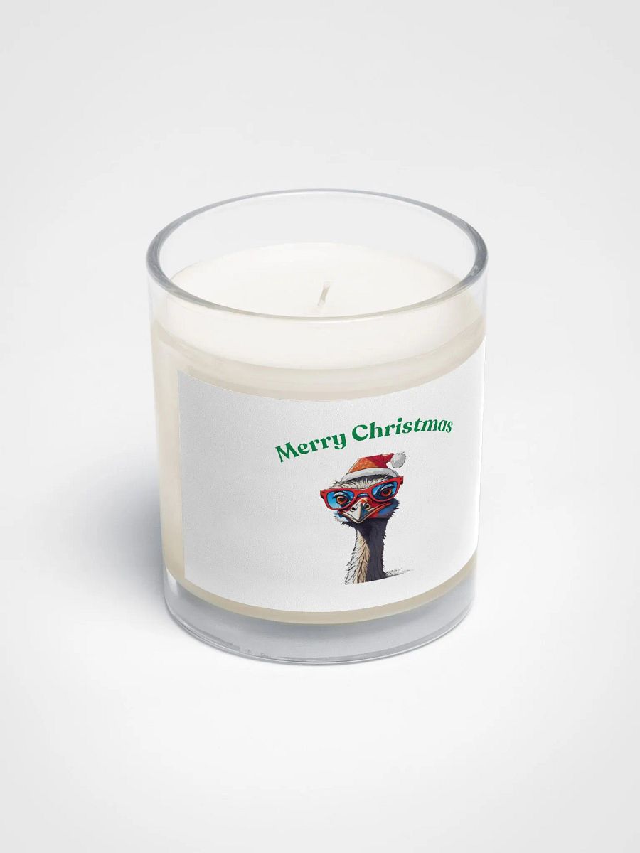 Emu Claus Soy Wax Candle - Green product image (2)