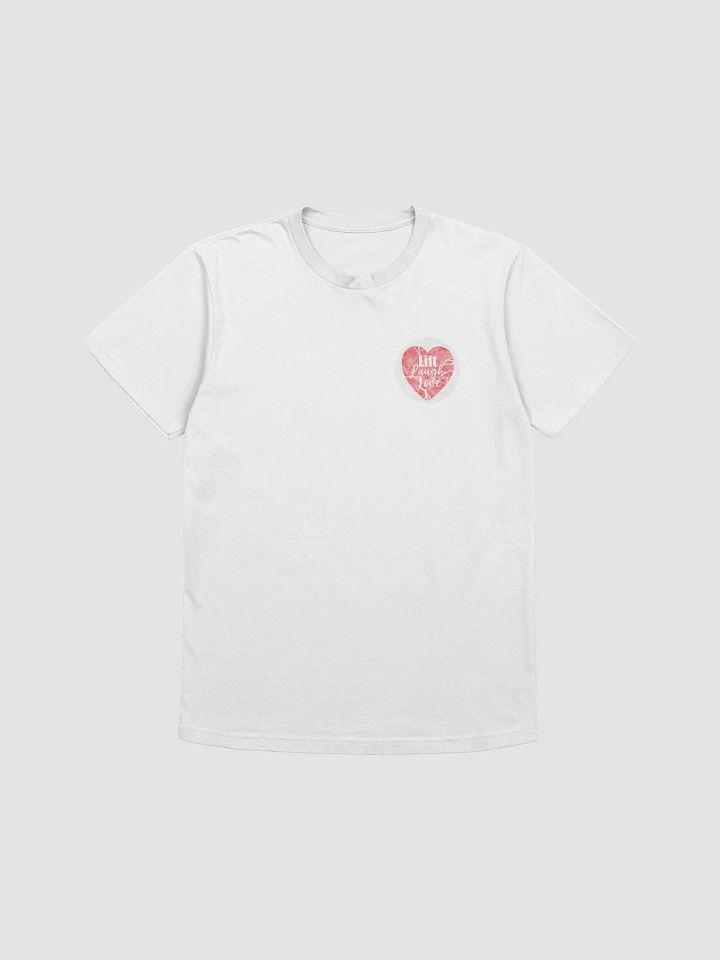 Lift Laugh Love Pink Heartbreak Gym Tee product image (43)