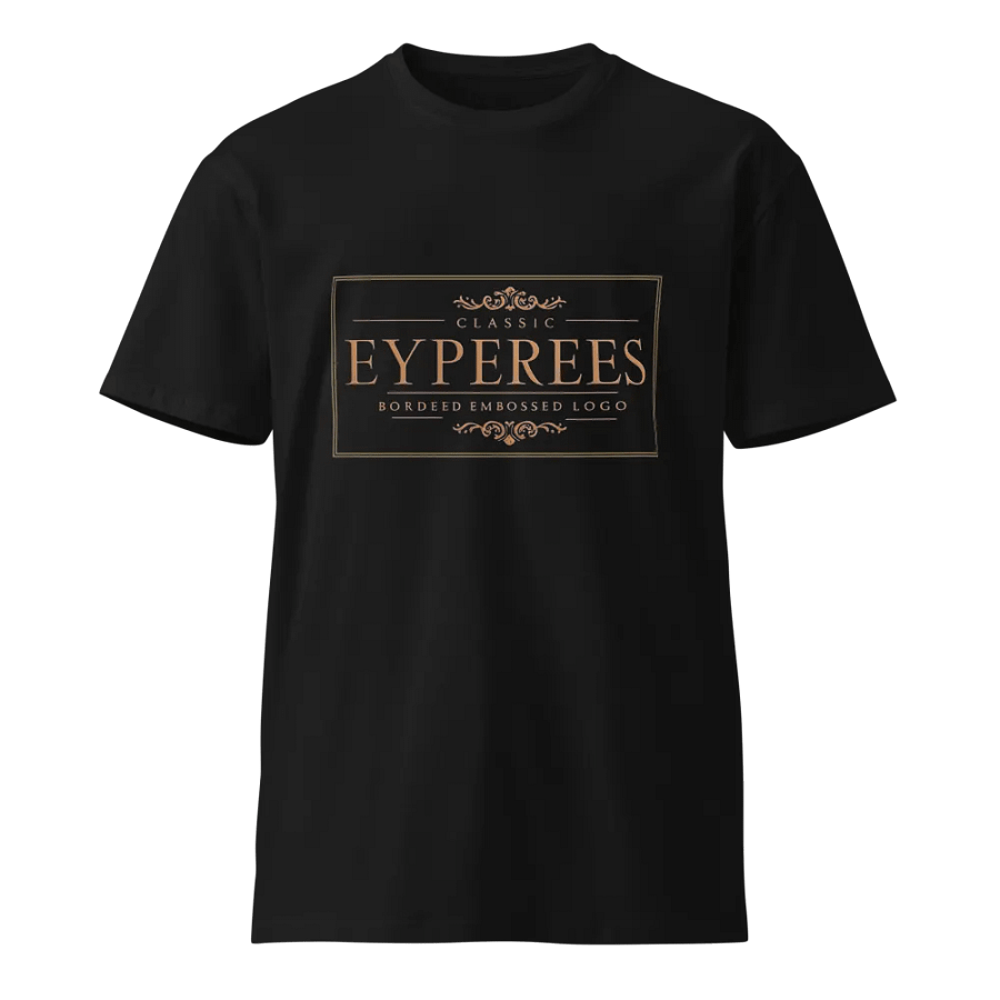 Embossed Floral Vintage Logo T-Shirt product image (1)