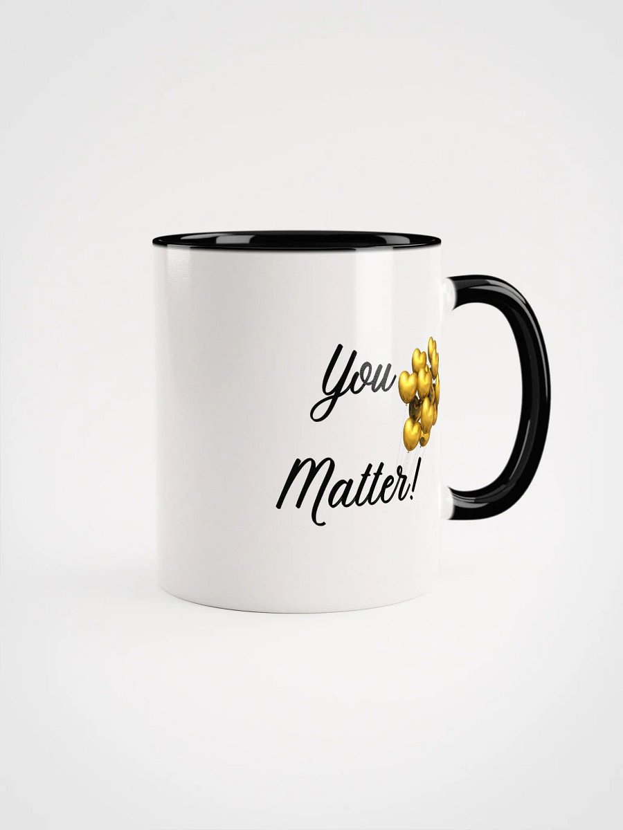 You Matter Affirmation Mug – Black or Yellow Accent product image (13)