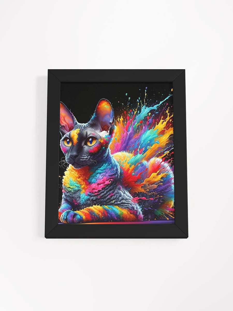 Framed High-Quality Matte Poster (in): Cornish Rex product image (5)