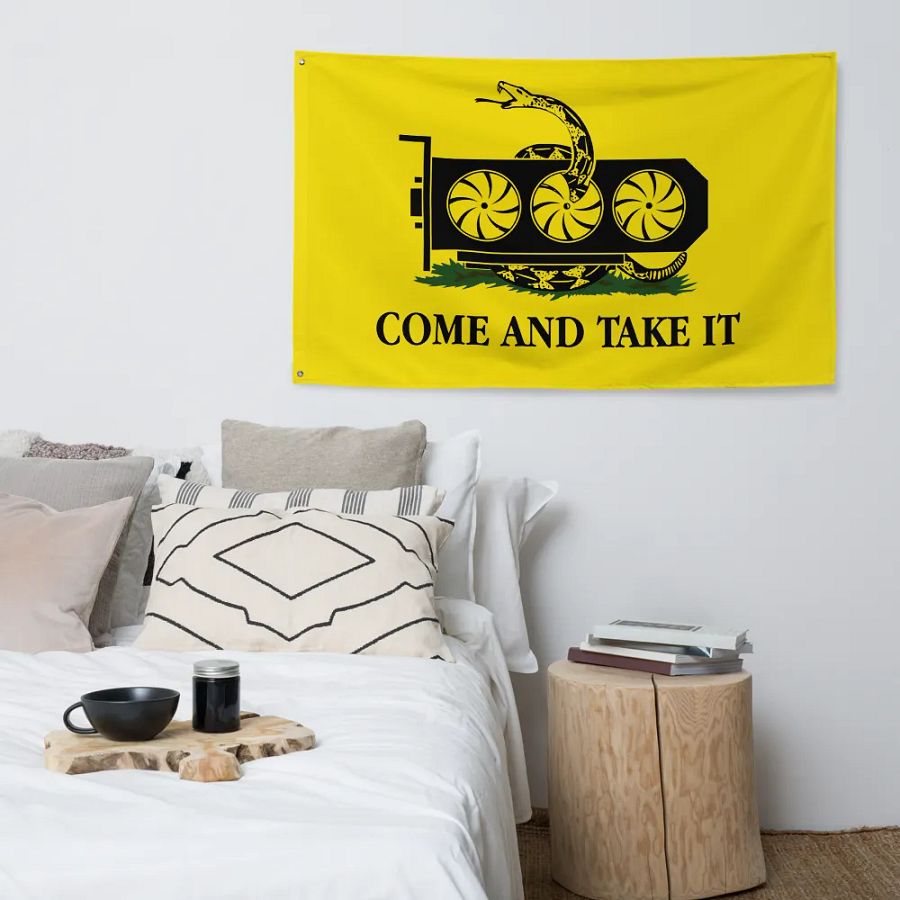 come and take it gpu flag - 100% polyester product image (4)