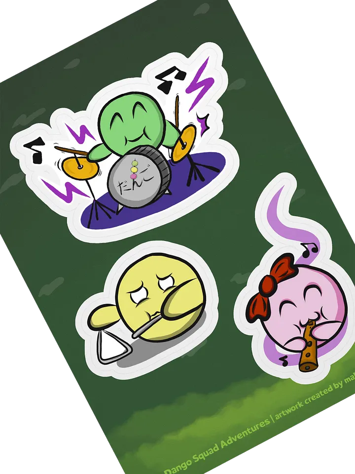 Dango Band - Kiss Cut Sticker Sheet product image (2)