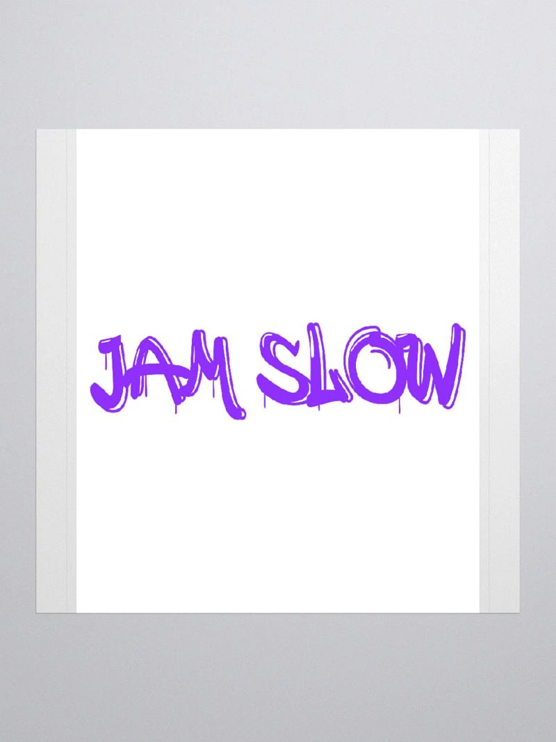 Jam Slow Sticker