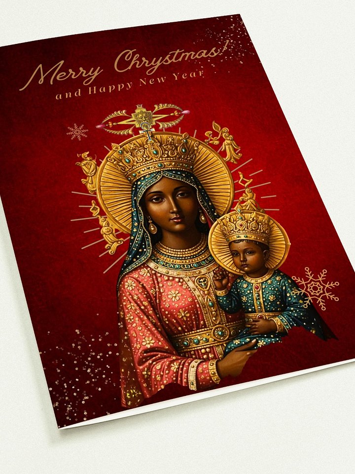 Black Madonna and Child _ Pack of 10x Holiday Greeting Cards _ 2 product image (1)