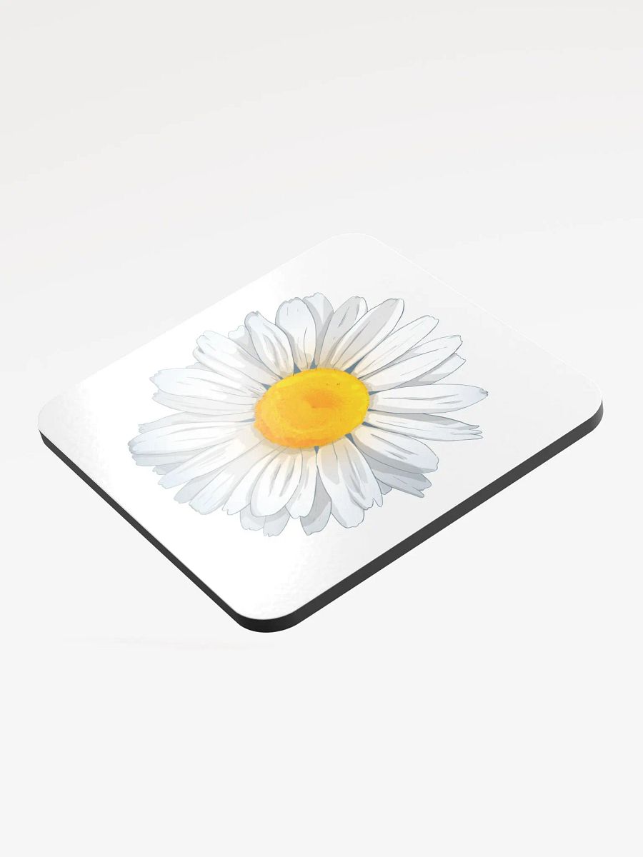 daisy glossed cork coasters product image (3)