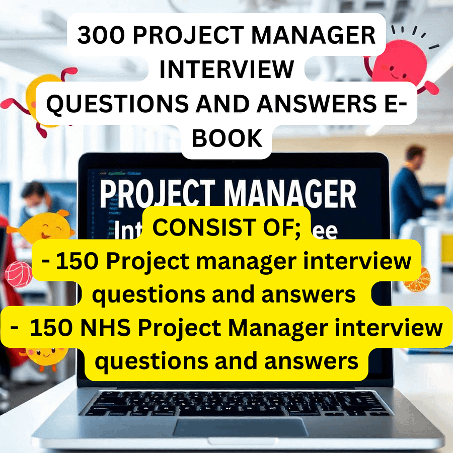 300 Project Manager Interview Questions and Answers product image (1)
