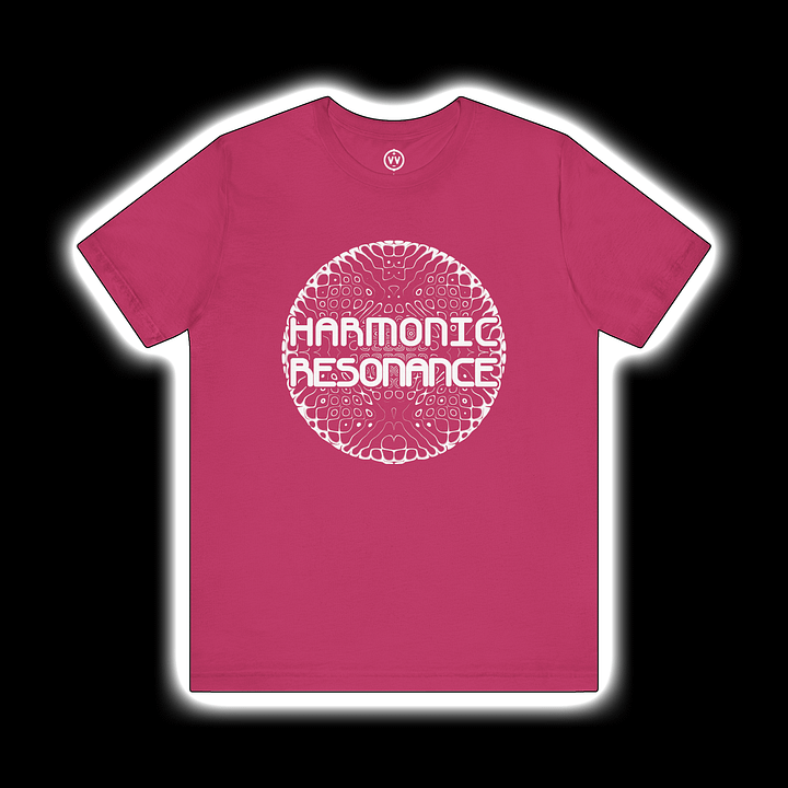 Synthesist Musician T-Shirt - Harmonic Resonance (Cymatics Sound Designer) WHITE PRINT product image (1)