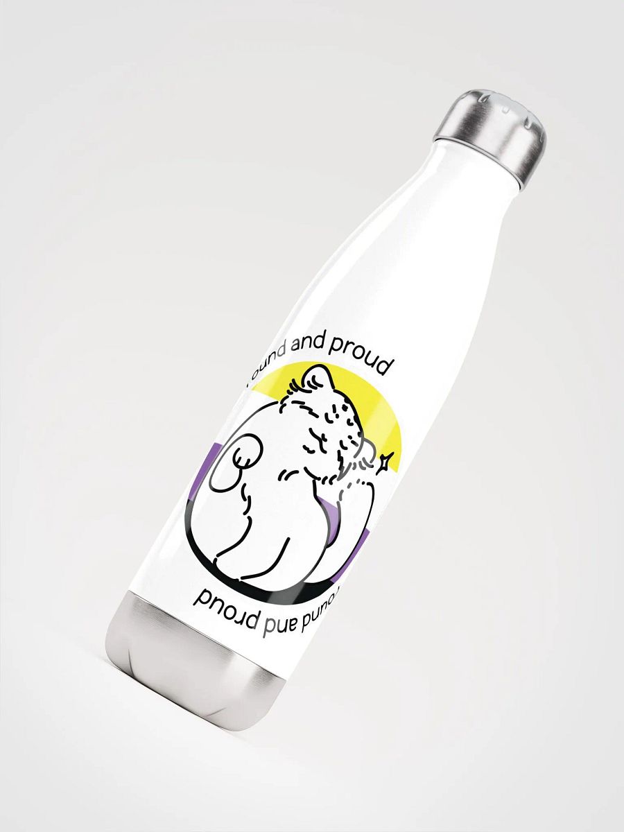 Round and Proud Manul Pride Nonbinary Version - Bottle product image (4)