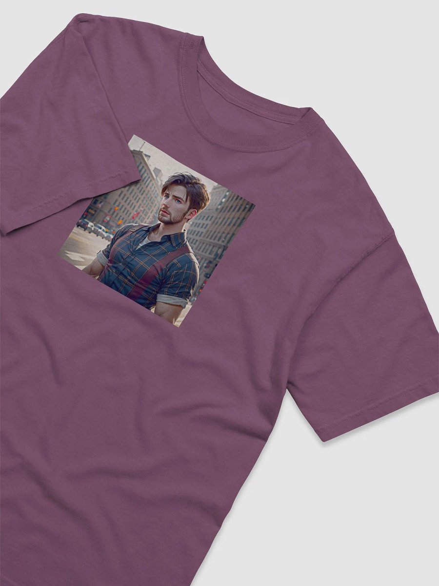 Plaid Shirt Handsome Guy T-Shirt product image (3)