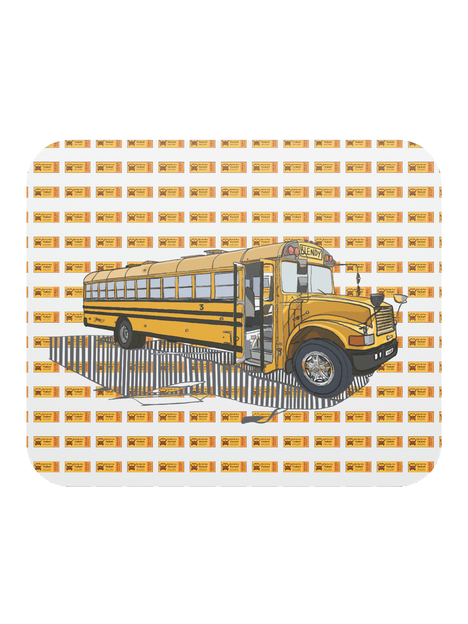 Blendy Bus Mouse Pad product image (2)
