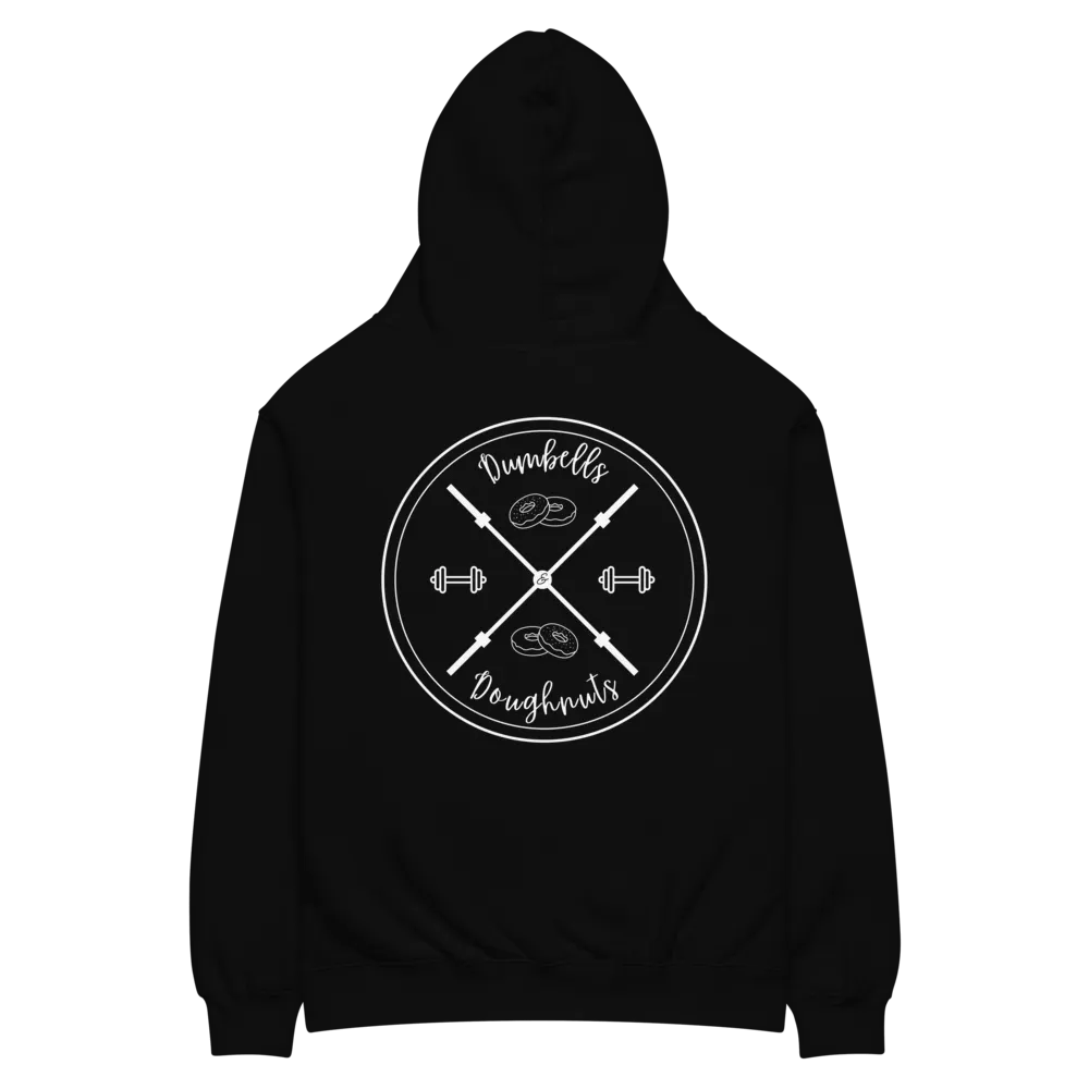 Dumbbells & Doughnuts X Emblem Unisex Hoodie product image (2)
