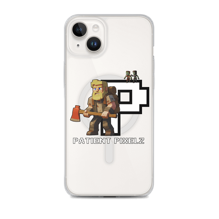Patient PixelZ P Logo iPhone® MagSafe® Case (Clear) product image (1)
