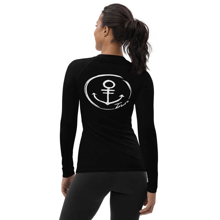 Sun-Safe Style: Women's All-Over Print Rash Guard product image (2)