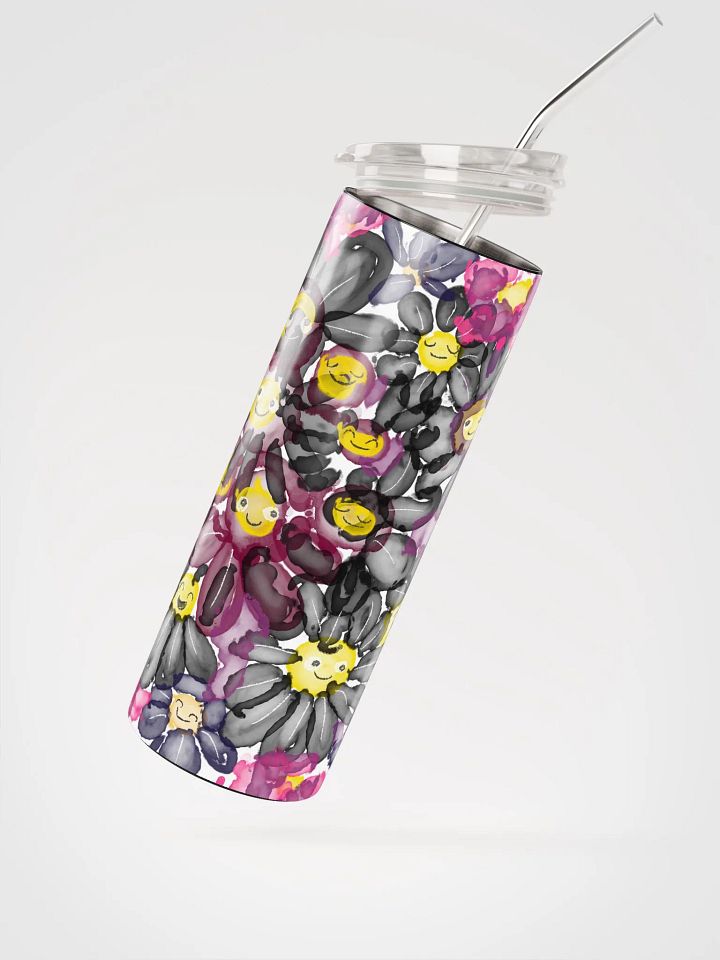 Smiling Faces Stainless Steel Tumbler product image (2)