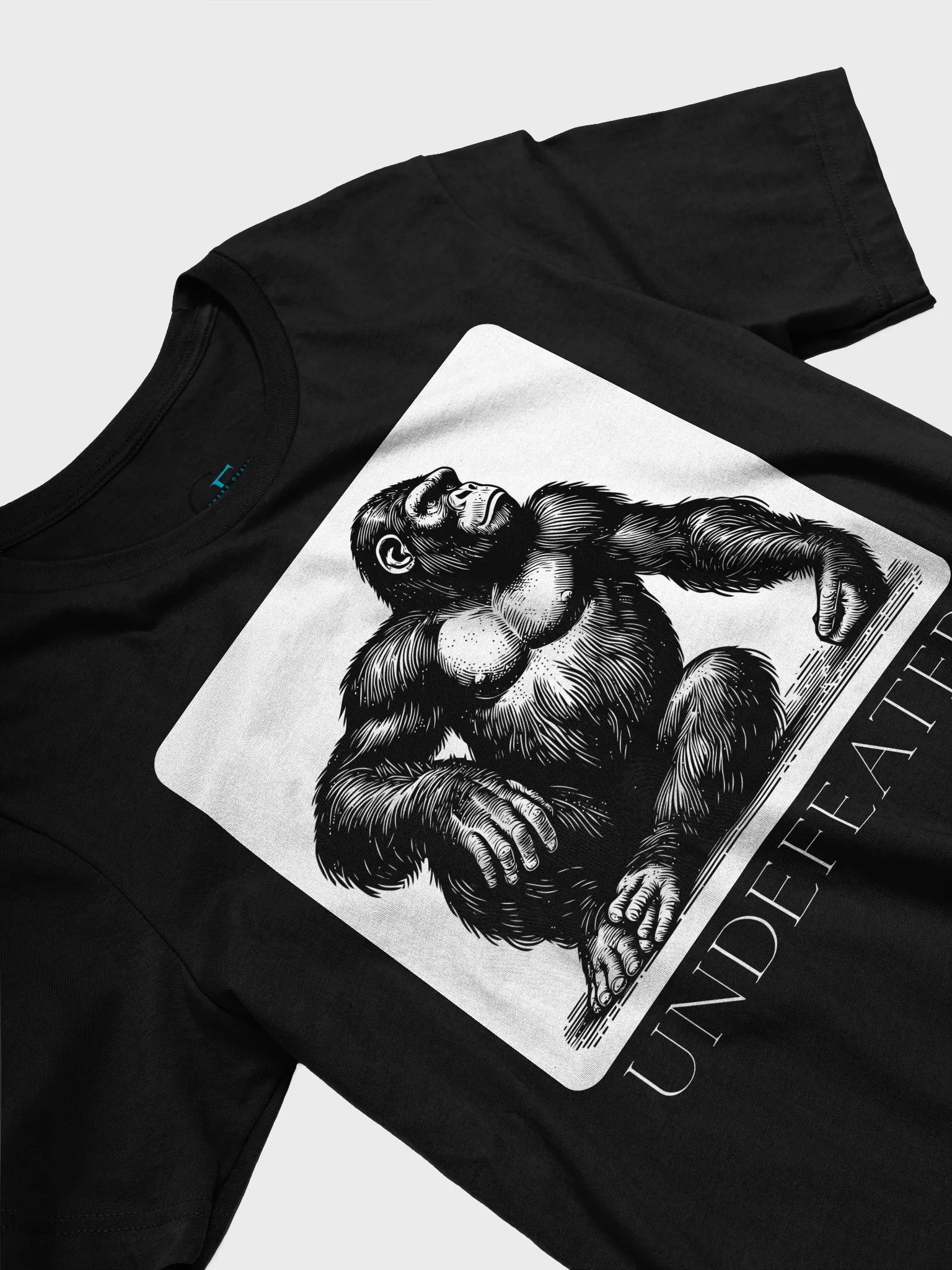 UNDEFEATED Gorilla Graphic Tee – Bella + Canvas 3001 Unisex Shirt product image (31)