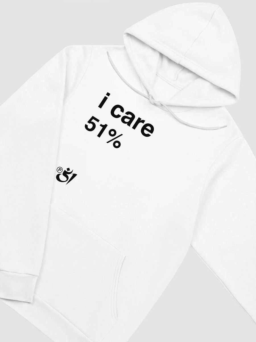 I care 51% hoodie product image (3)