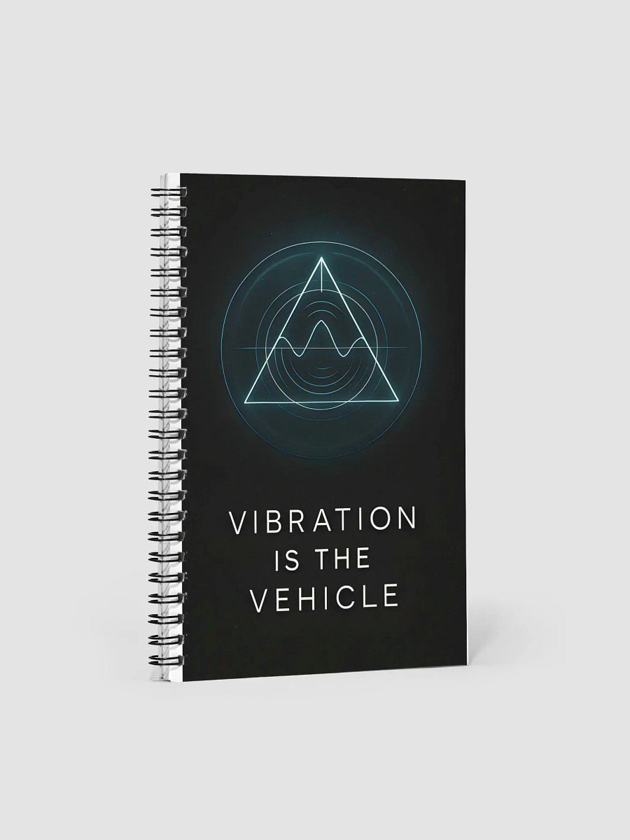 Vibration Is The Vehicle – REIDOS Notebook product image (1)