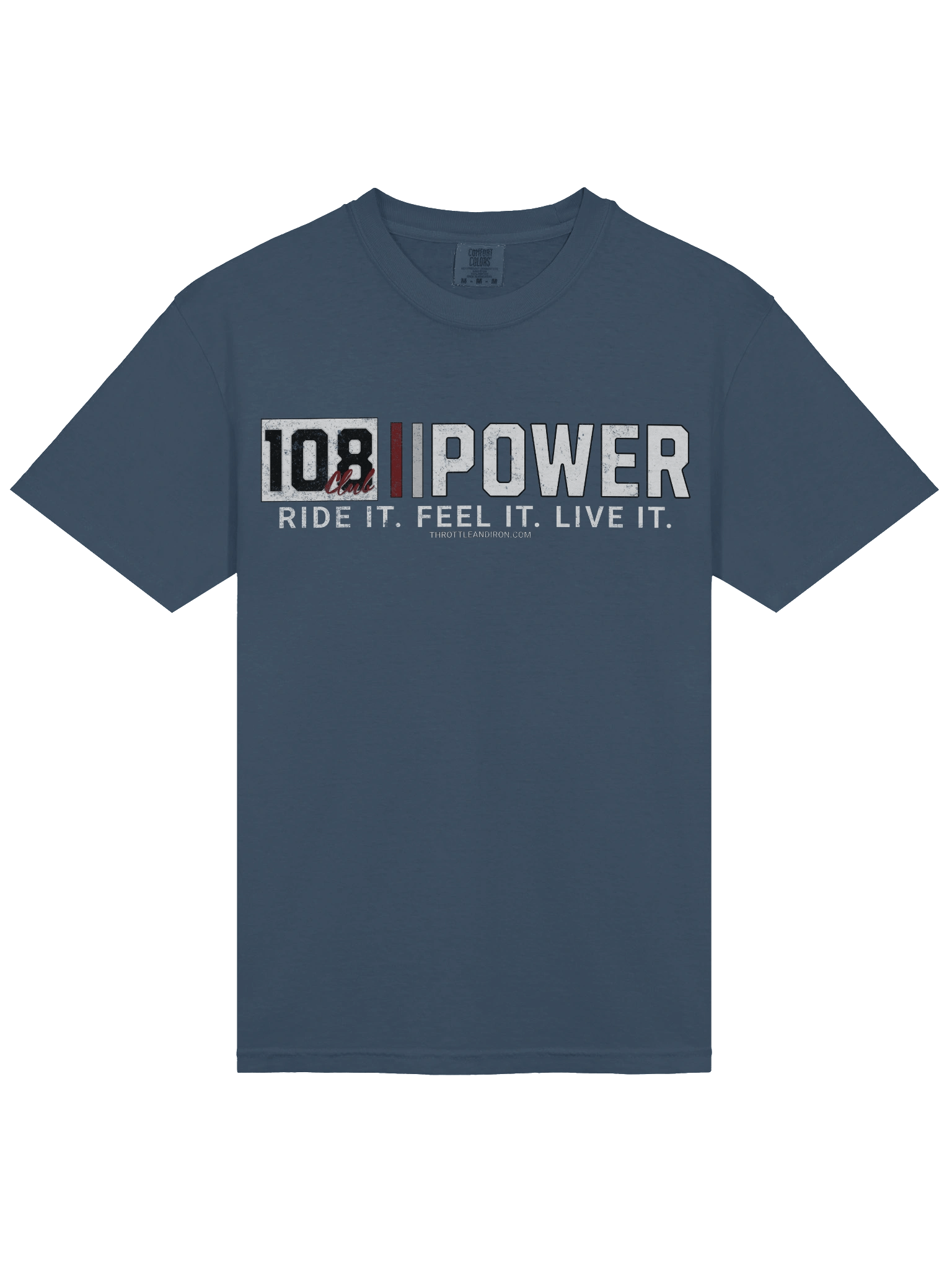🔥 Club 108 POWER Throttle & Iron Podcast (IMC) Tee product image (18)