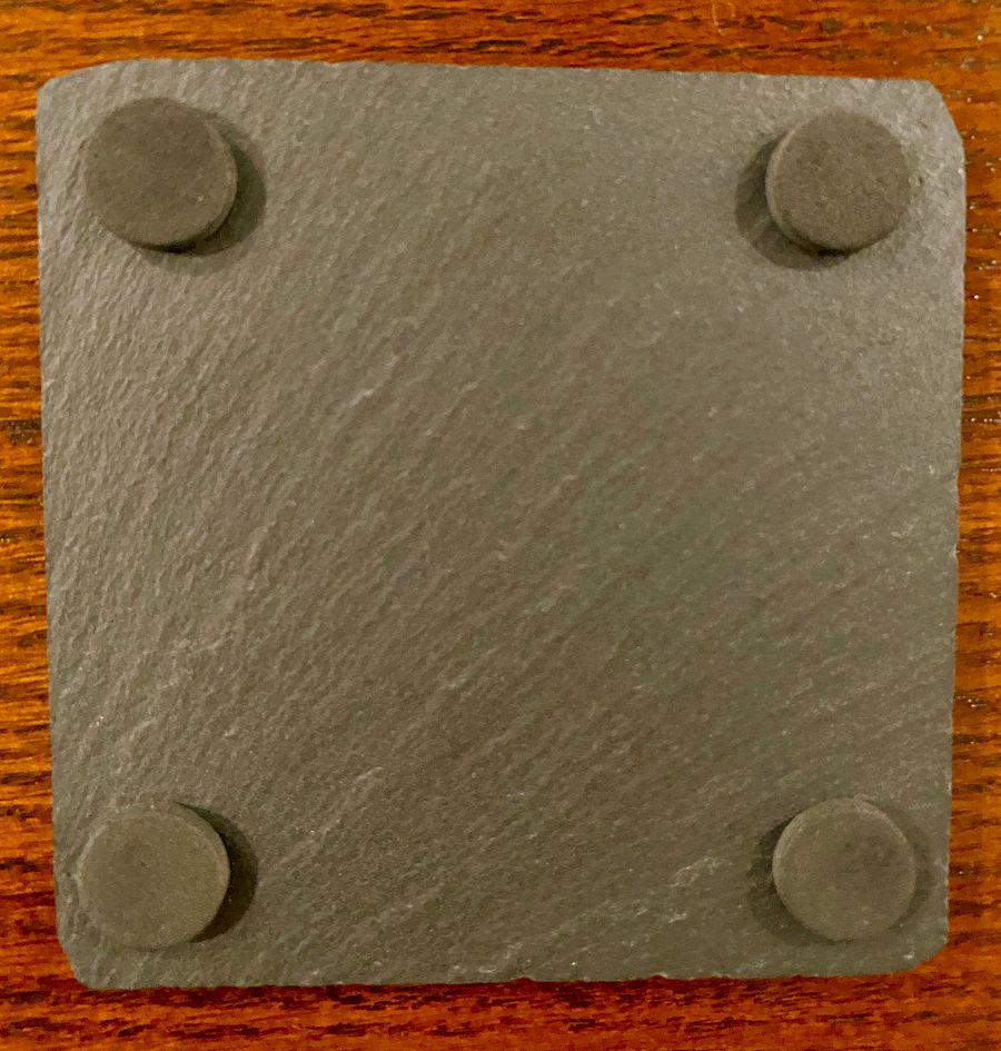 Harley-Davidson Logo Slate Coasters - Set of 6 Custom Laser Engraved product image (4)