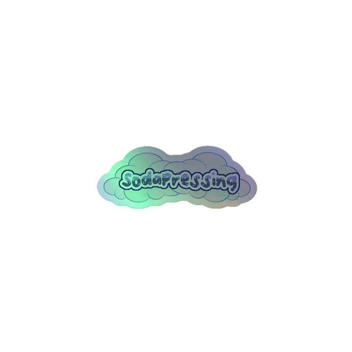 SodaPressing HoloLogo Sticker product image (1)