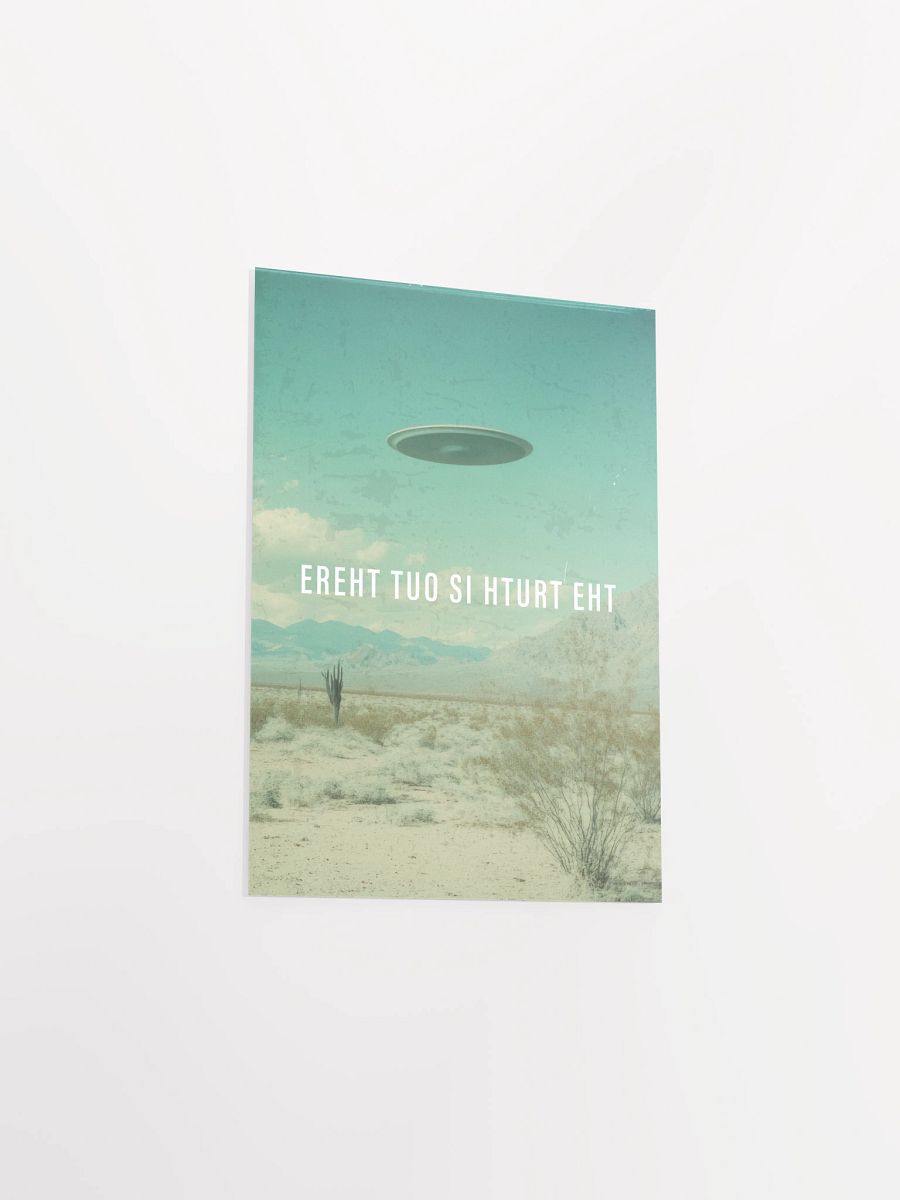erehT tuO si hturT ehT/The X-Files poster, S09E04 tagline, 2001 — sci-fi poster product image (8)