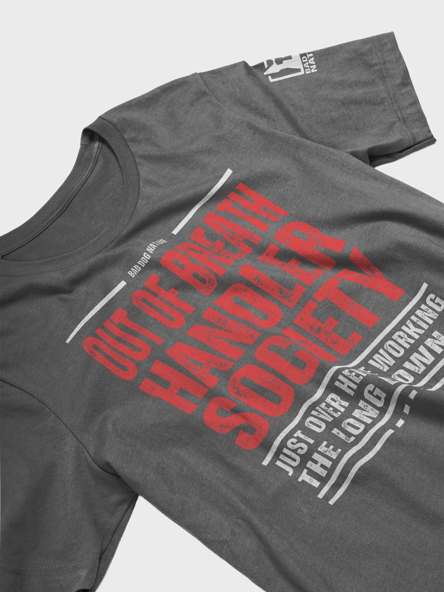 Out of Breath Handler Society - Premium Unisex Adult T-shirt product image (2)